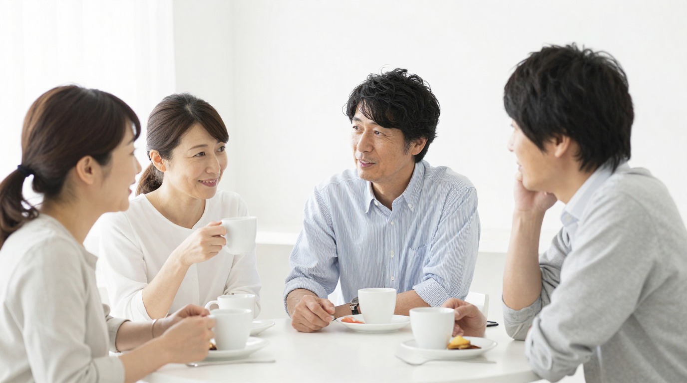 まずは会話から「大人のお茶会」