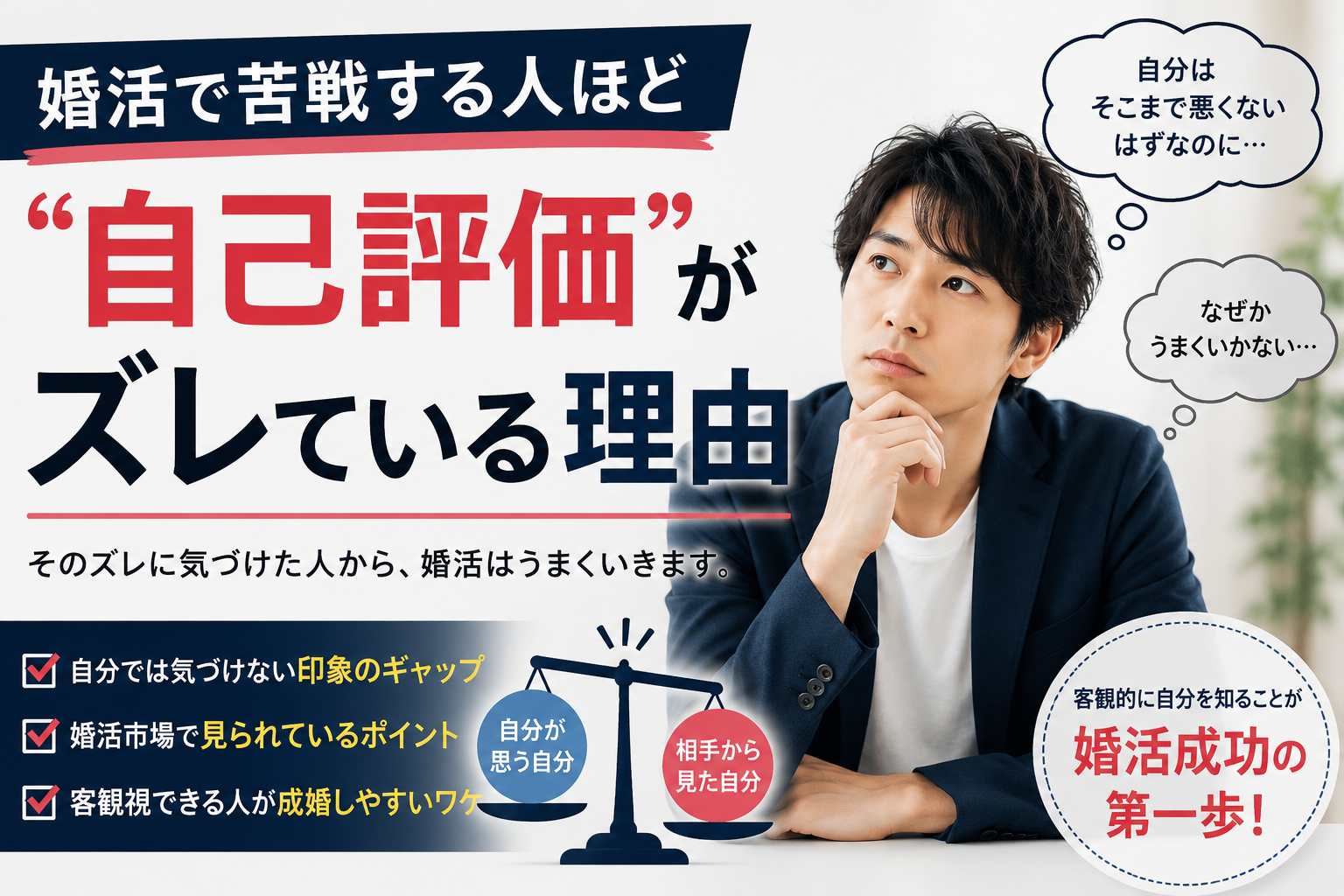 自己評価がズレている理由